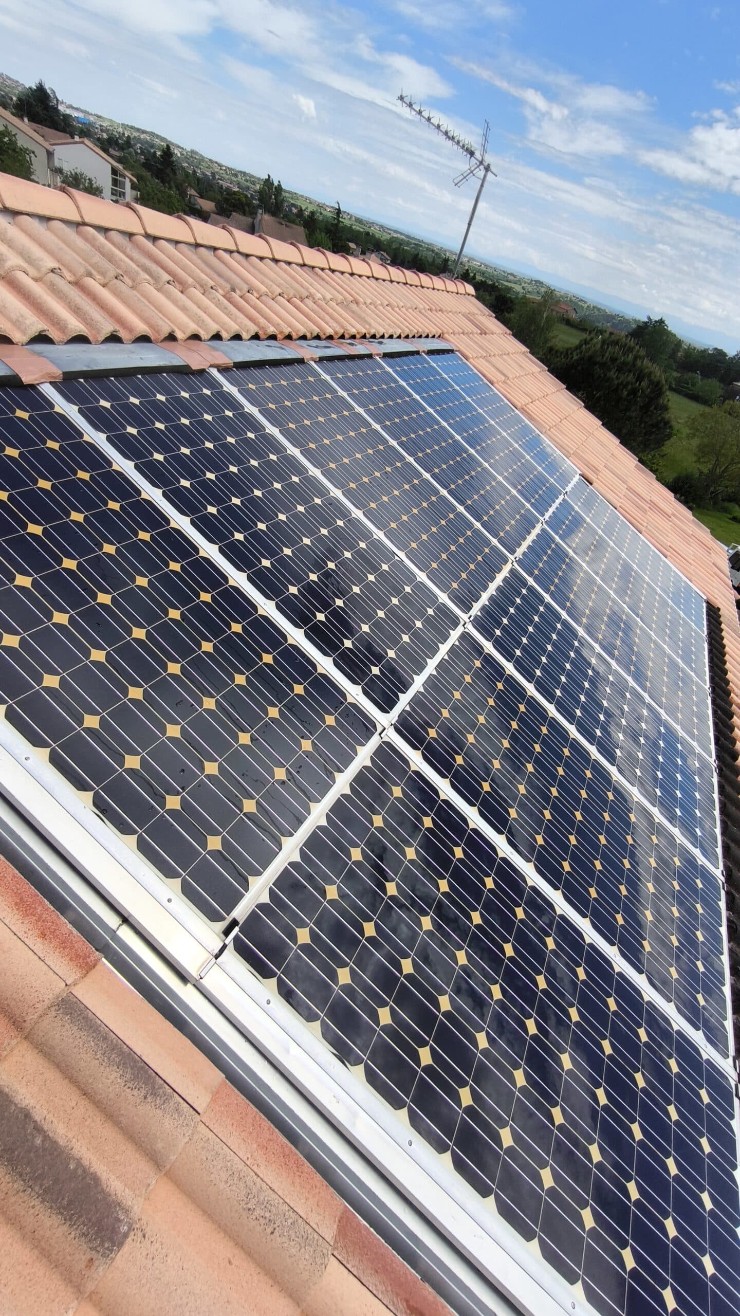 nettoyage de panneaux solaires